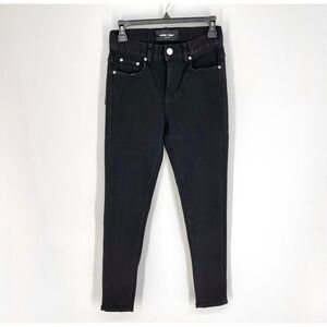 Homme + Femme NEW Stretch Jeans Womens Sz 26 Black Skinny Leg Cotton Blend